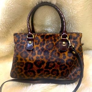 Patricia Nash Leopard Haircalf bag.